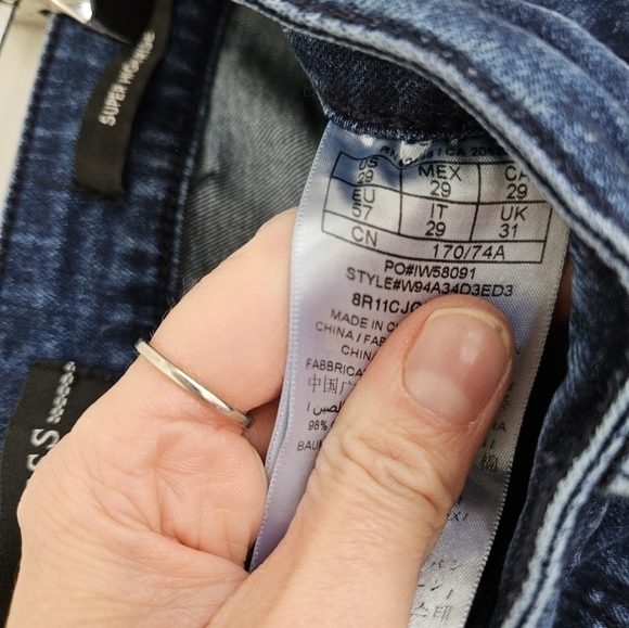 Blue skinny  jeans Guess - Picture 6 of 7